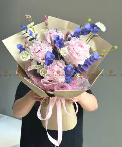 A0029 - Bó hoa Mẫu đơn