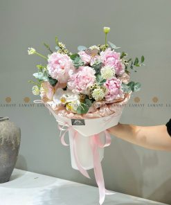 A0030 - Bó hoa Mẫu đơn