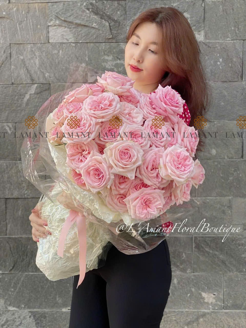 A0016 - Bó hoa Hồng Ohara - Hình ảnh 2