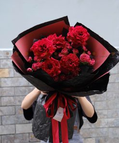 A0080 - Bó hoa Hồng Ecuador Heart