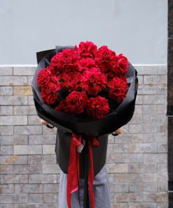Bó hoa Hồng Ecuador Heart 22 cành A0107