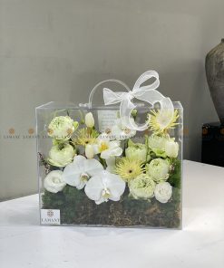 HỘP HOA VALI CAO CẤP H0003