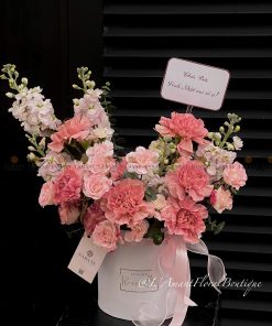 LẴNG HOA CHÚC MỪNG MÀU HỒNG L0028