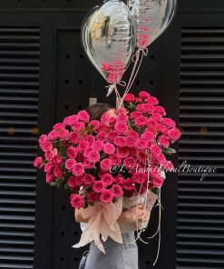 LẴNG HOA CHÚC MỪNG MÀU HỒNG L0027