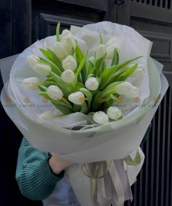 Bó hoa tuip trắng A0159