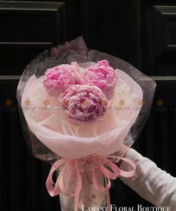 Bó hoa Mẫu đơn hồngA0134