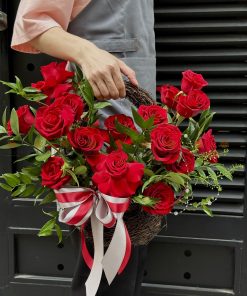 LẴNG HOA CHÚC MỪNG MÀU ĐỎ L0033