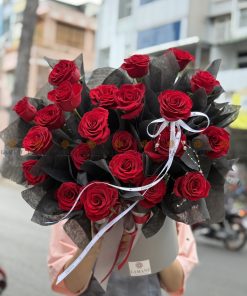 LẴNG HOA CHÚC MỪNG MÀU ĐỎ L0034