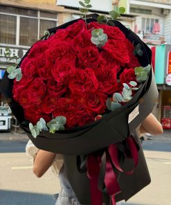 Bó hoa hồng Ohara đỏ A0183
