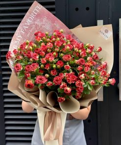 Bó hoa hồng chùm socola côn minh A0201