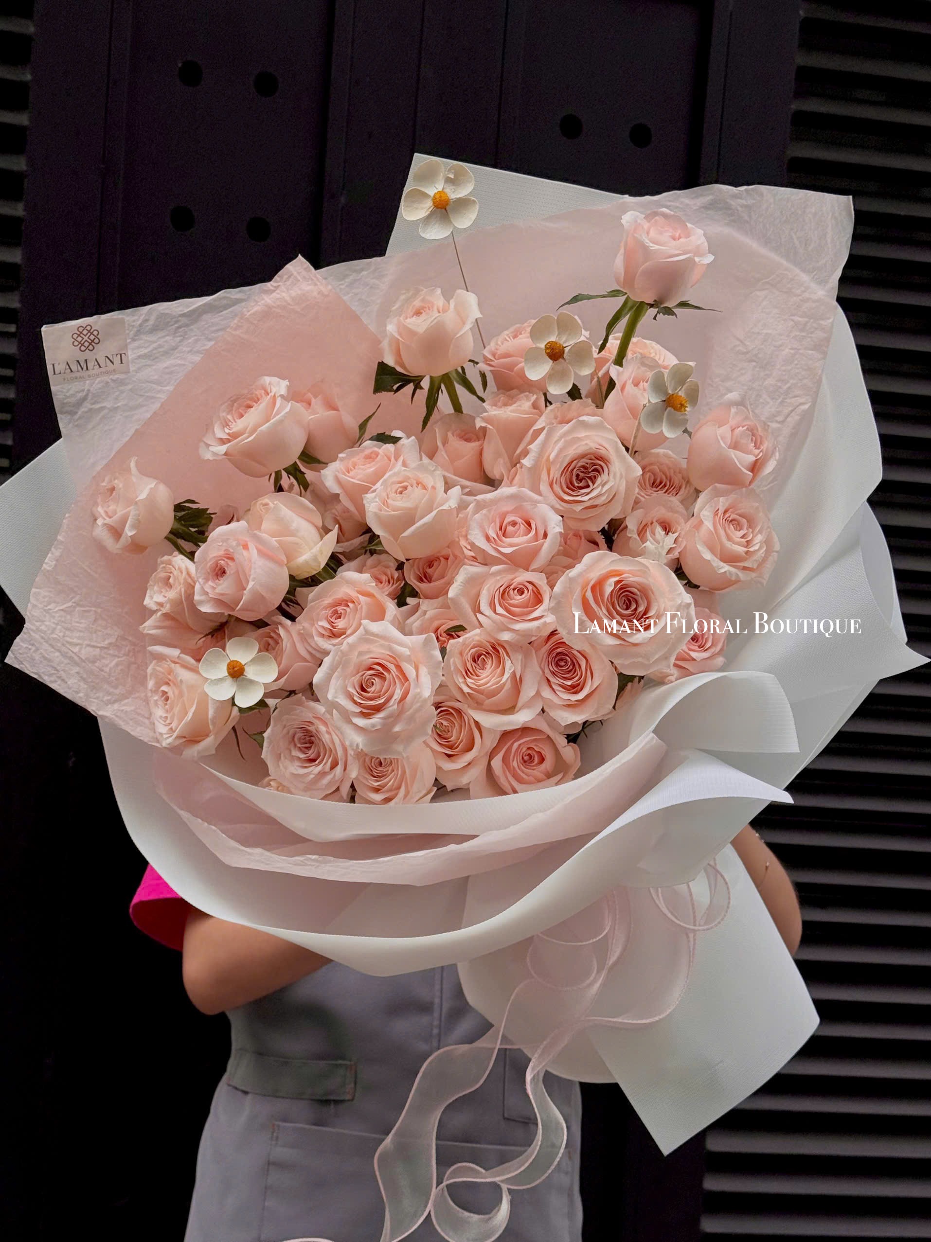 Bó hoa hồng Pinkrose A0216 - Hình ảnh 7