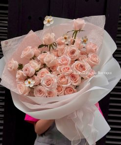 Bó hoa hồng Pinkrose A0216