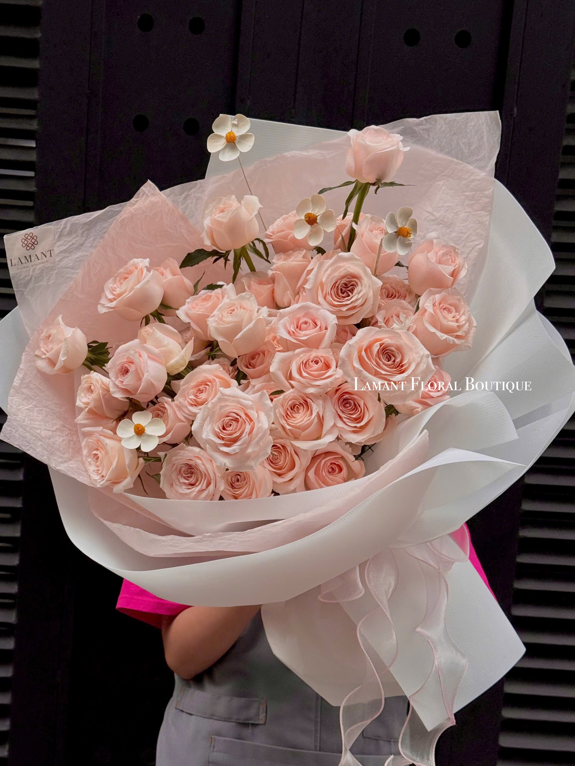 Bó hoa hồng Pinkrose A0216