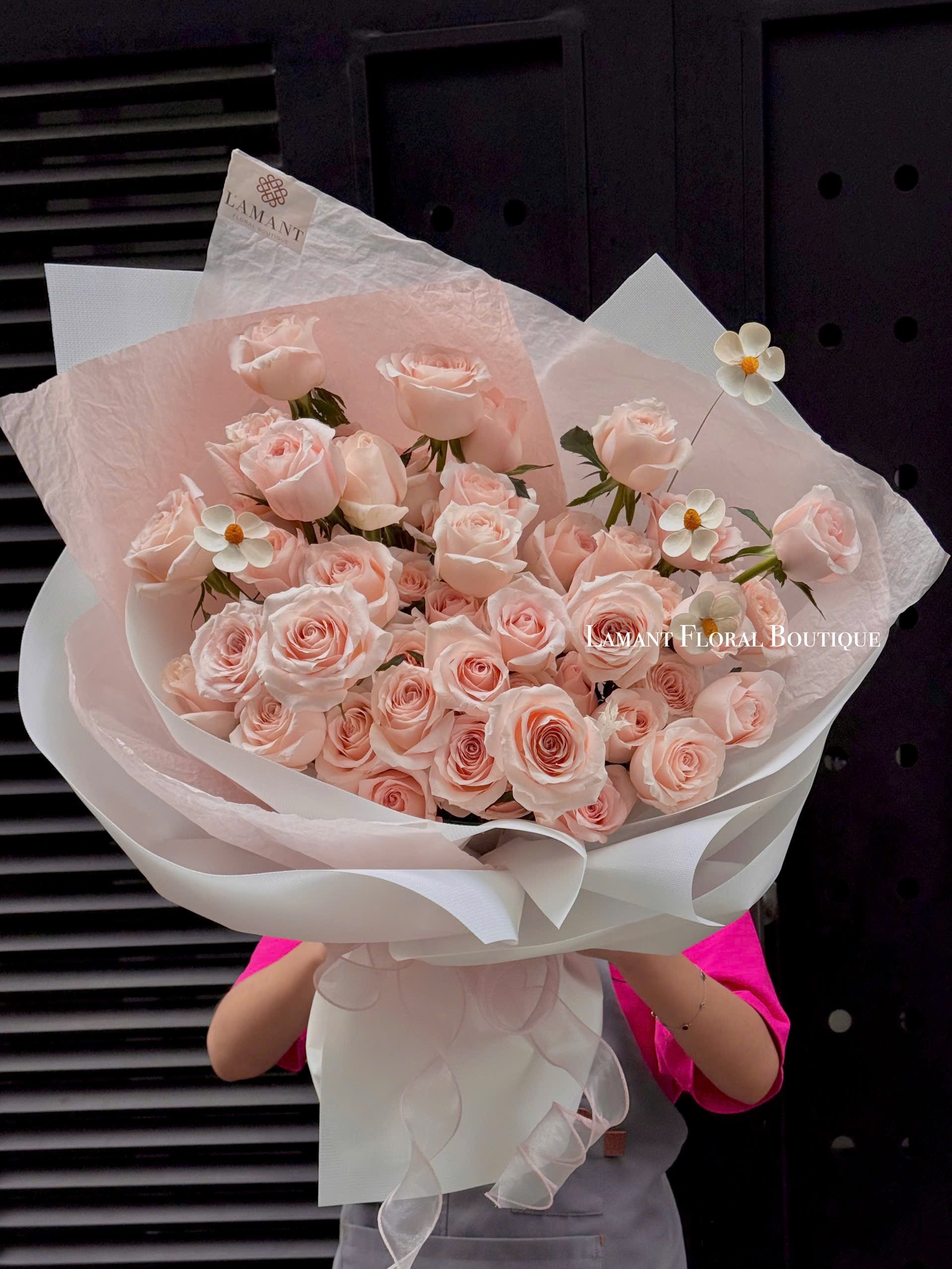 Bó hoa hồng Pinkrose A0216 - Hình ảnh 3