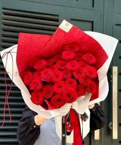 Bó hoa Hồng đỏ côn minh A0230
