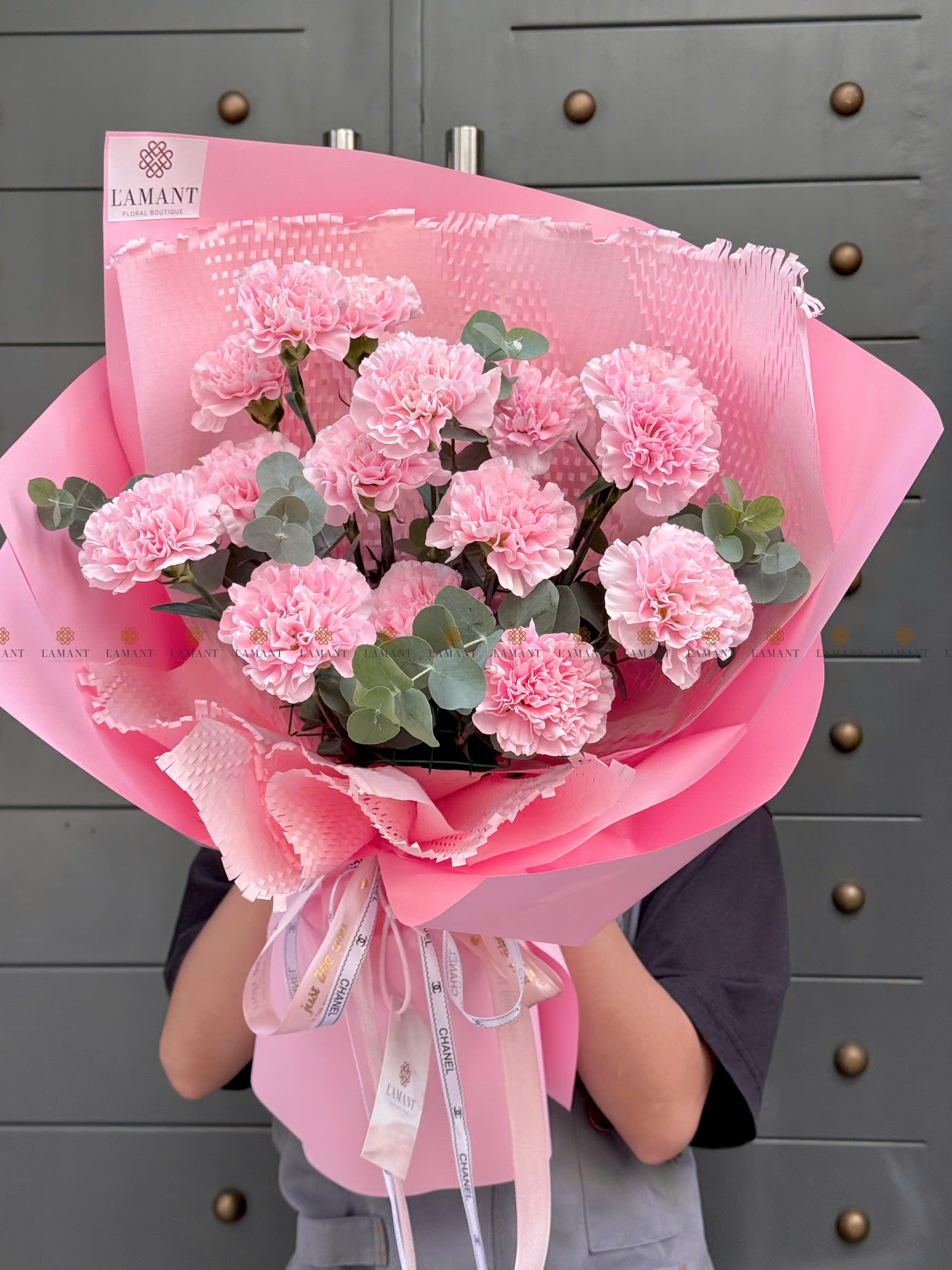 Bó hoa cẩm chướng côn minh A0251 - Hình ảnh 4