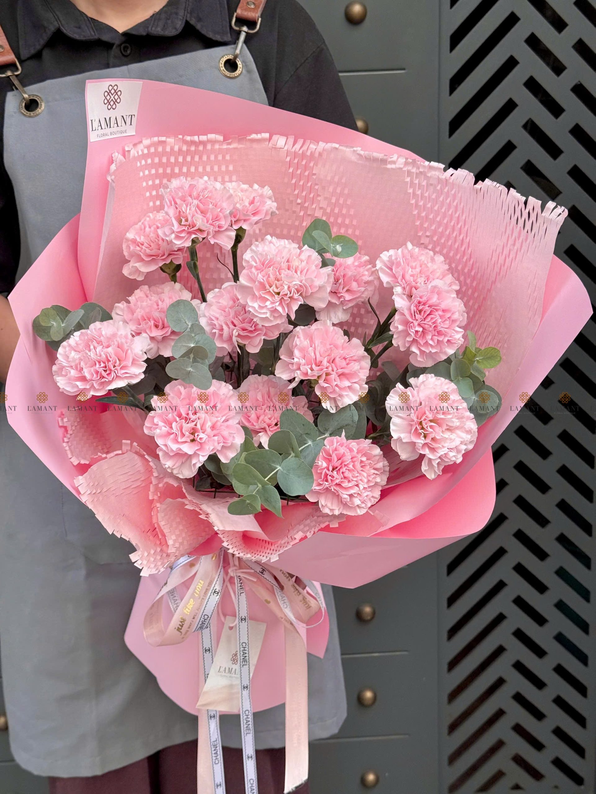 Bó hoa cẩm chướng côn minh A0251 - Hình ảnh 3