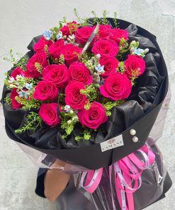 Bó hoa hồng chiến thắng côn minh A0309