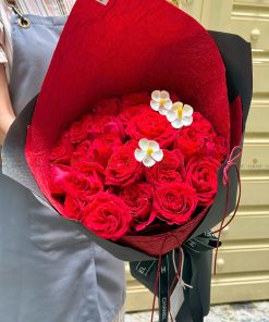 Bó hoa hồng Ohara đỏ A0310