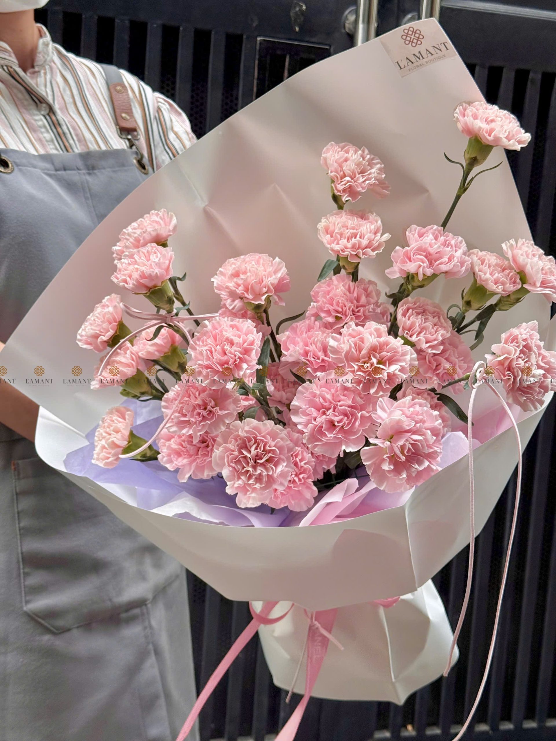 Bó hoa cẩm chướng côn minh A0311