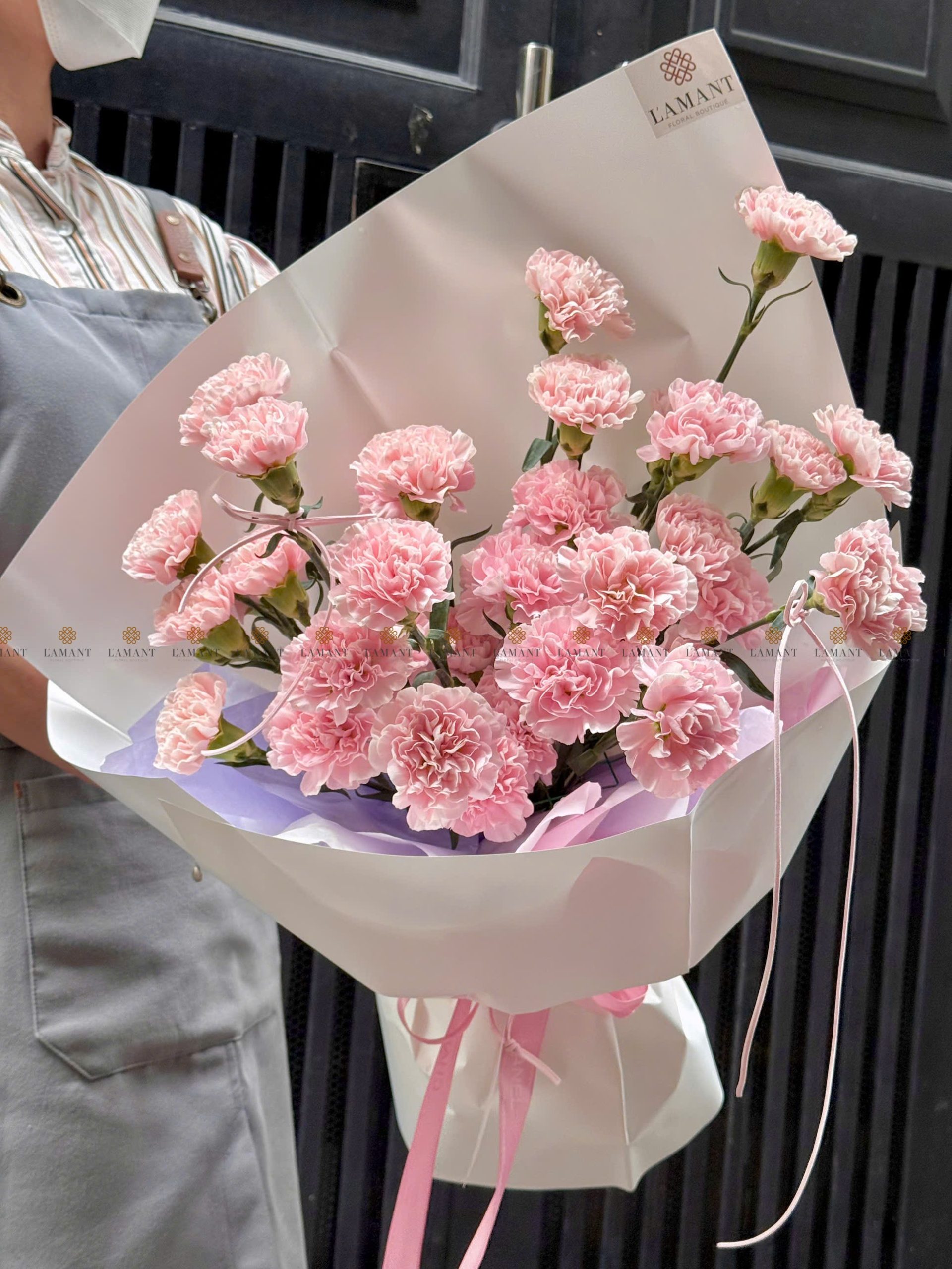 Bó hoa cẩm chướng côn minh A0311 - Hình ảnh 4