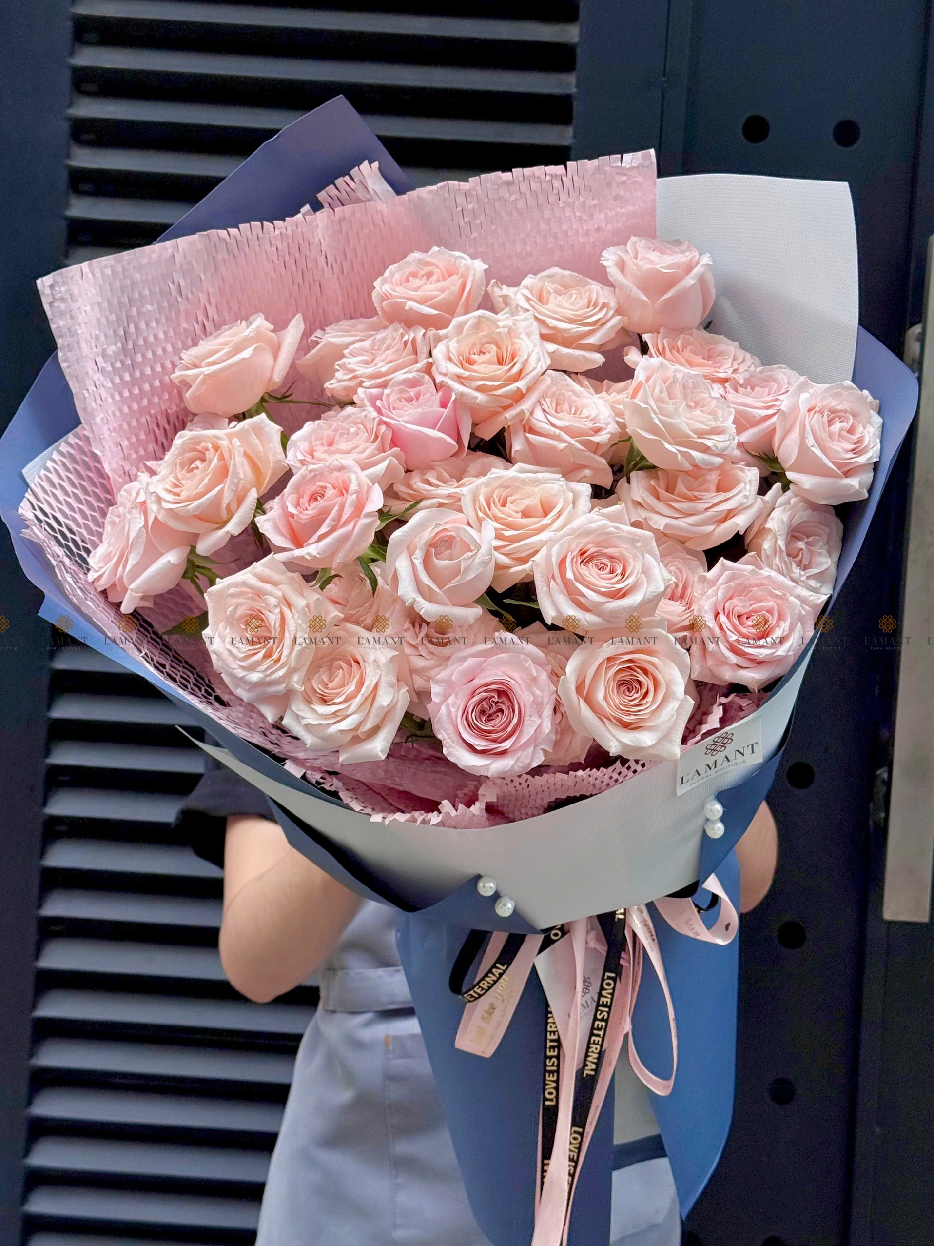 Bó hoa hồng Pinkrose A0324 - Hình ảnh 5