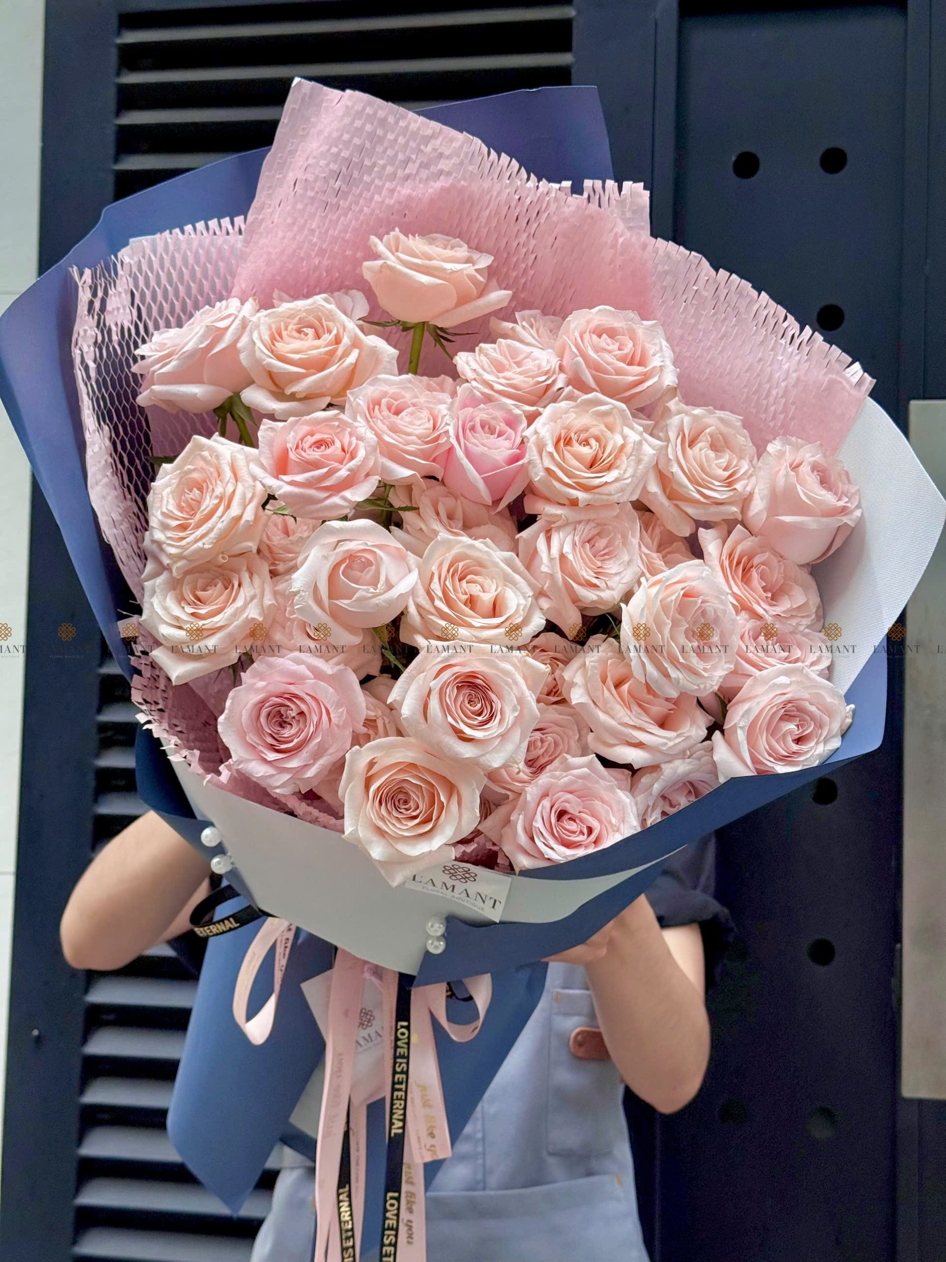 Bó hoa hồng Pinkrose A0324 - Hình ảnh 3