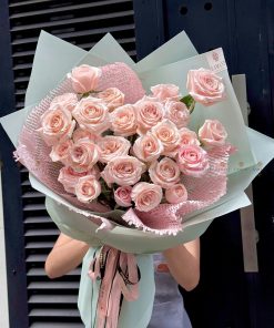 Bó hoa hồng pinkrose A0331