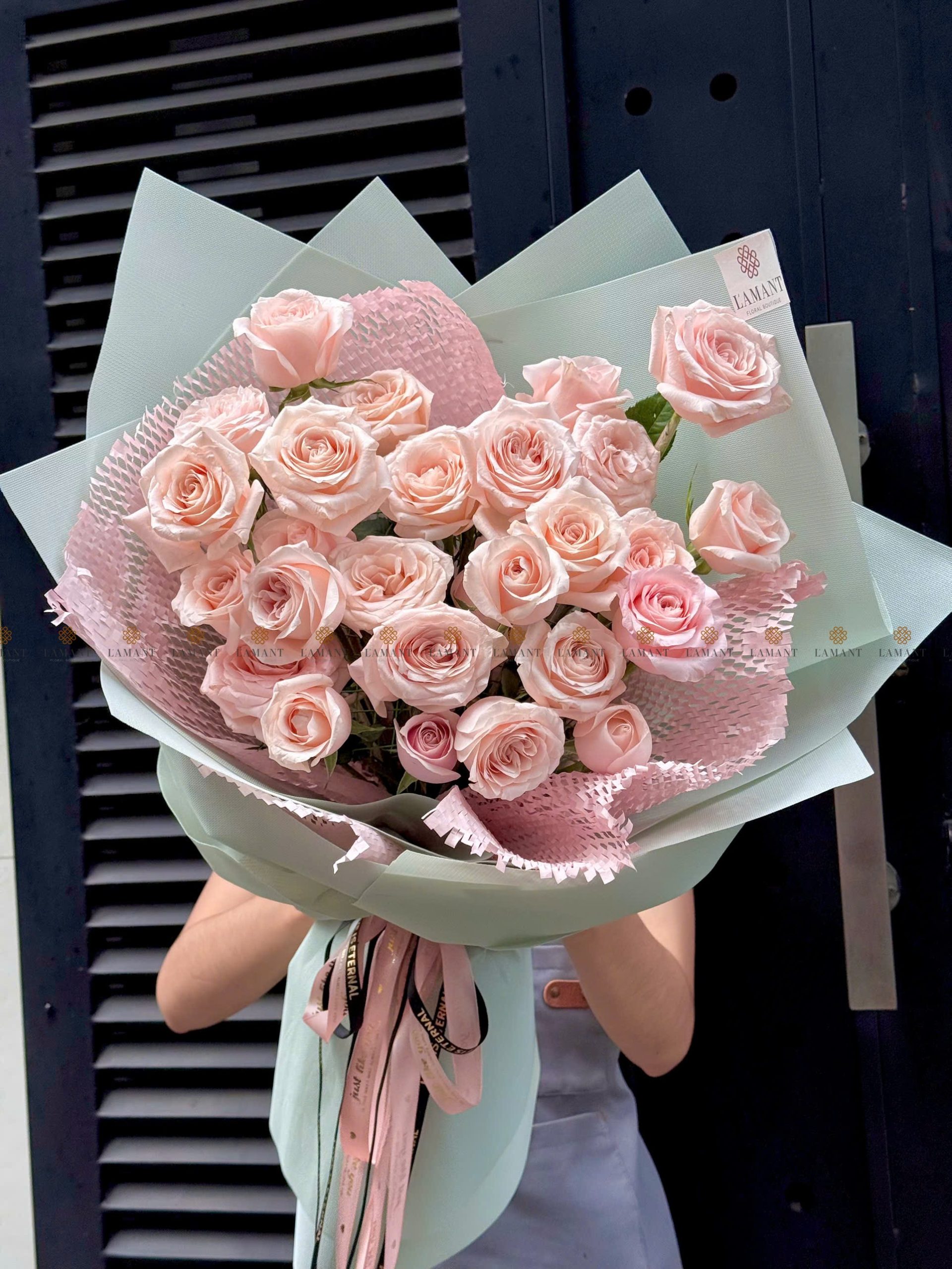 Bó hoa hồng pinkrose A0331