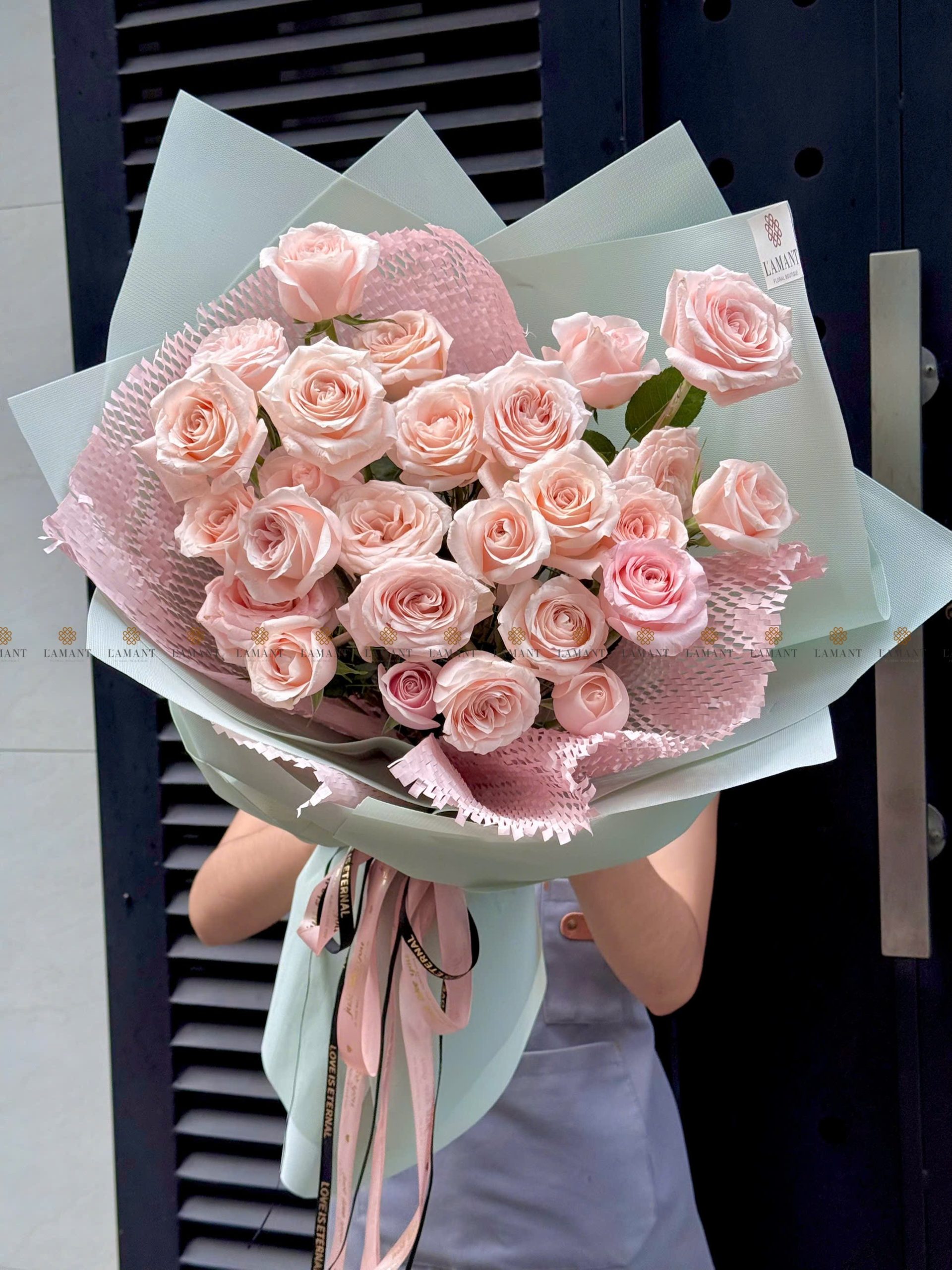 Bó hoa hồng pinkrose A0331 - Hình ảnh 3
