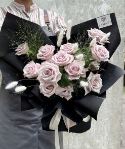 Bó hoa 20 cành hồng Manta A0357