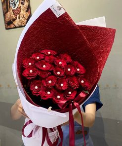 Bó hoa hồng đỏ cao nguyên côn minh A0366