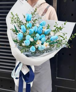 Bó hoa Tulip trắng A0376