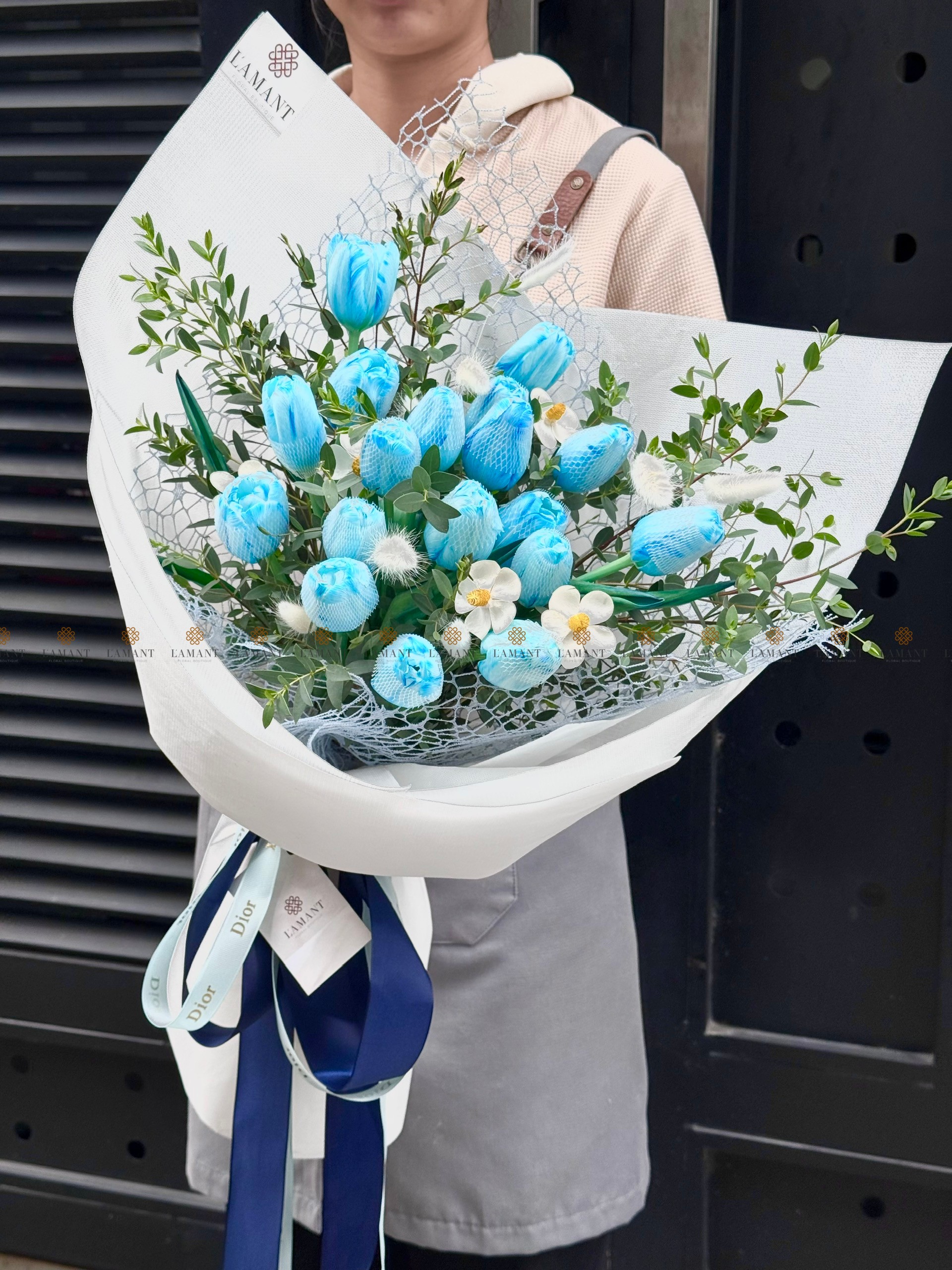 Bó hoa Tulip trắng A0376