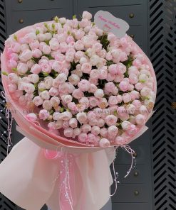 Bó hoa hồng chùm Plume Trung Quốc A0385