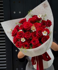 Bó hoa hồng đỏ A0403