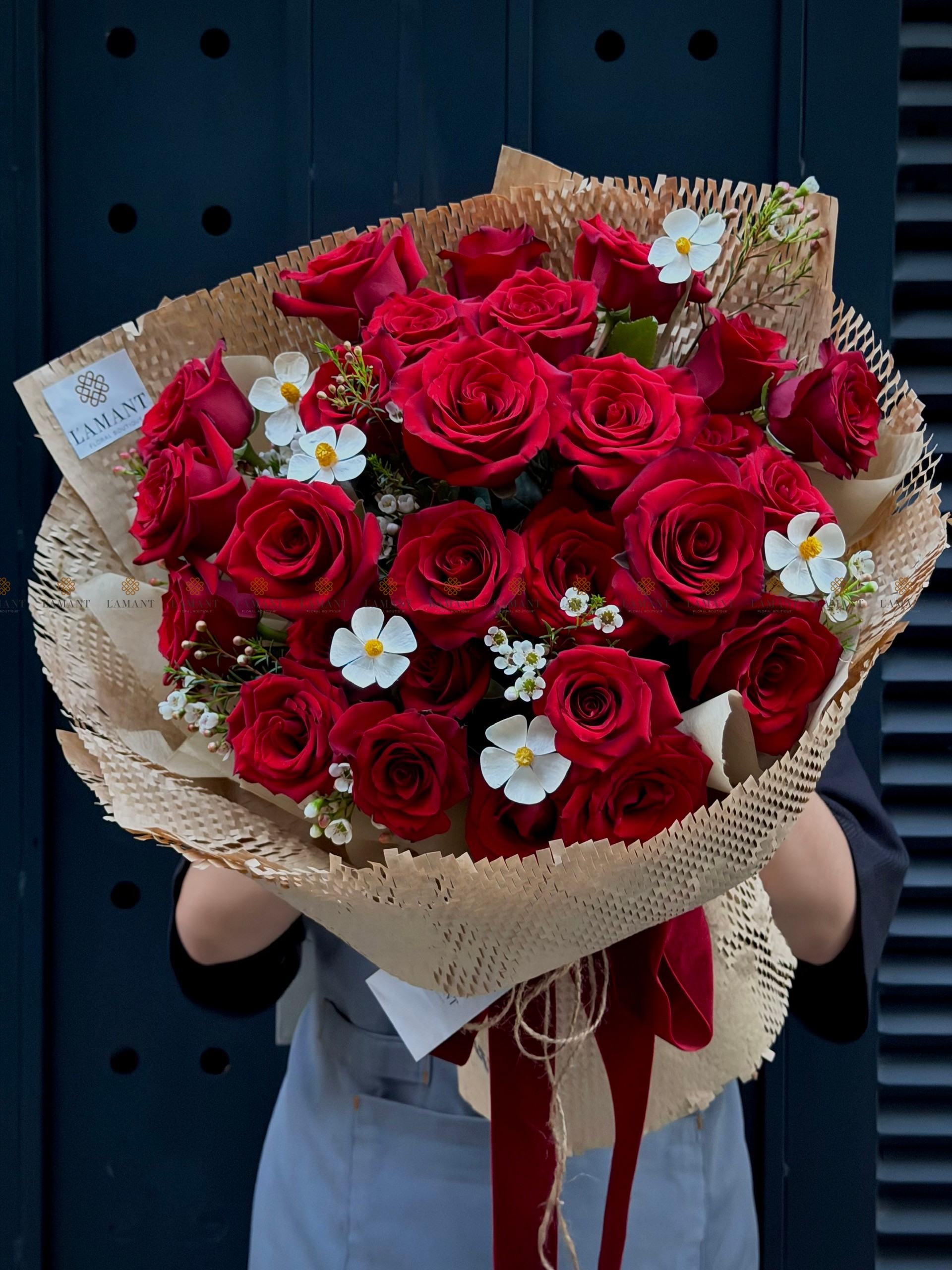 Bó hoa hồng đỏ A0404 - Hình ảnh 11