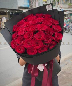 Bó hoa hồng đỏ A0407