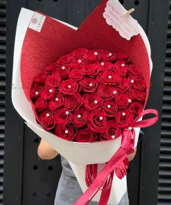 Bó hoa hồng đỏ A0429