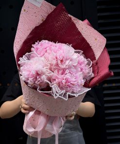 Bó hoa Khập Khẩu Mẫu đơn A0450