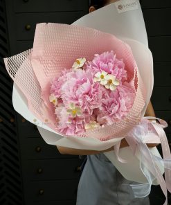 Bó hoa Khập Khẩu Mẫu đơn A0451