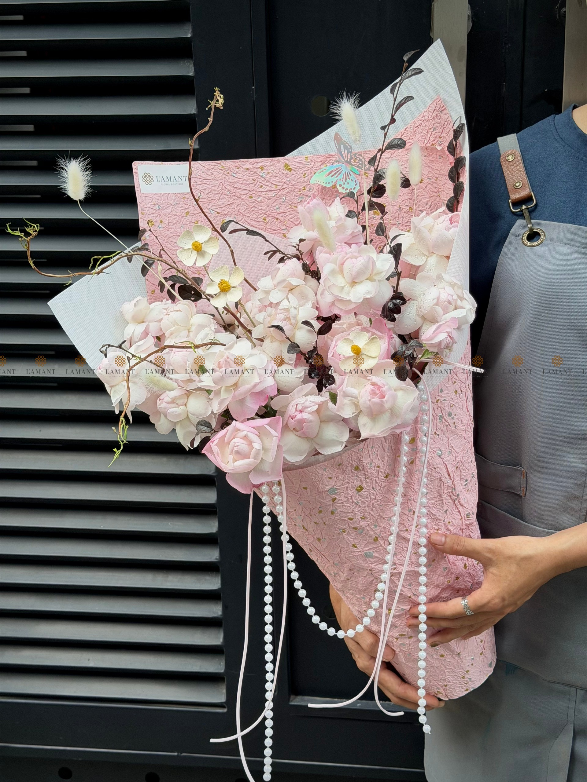 Bó hoa Kem Ốc Quế A0455 - Hình ảnh 7
