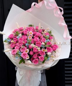 Bó hoa Hồng Chùm Sophie mix A0474