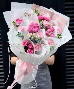 Bó hoa Hồng Chùm Sophie mix A0475