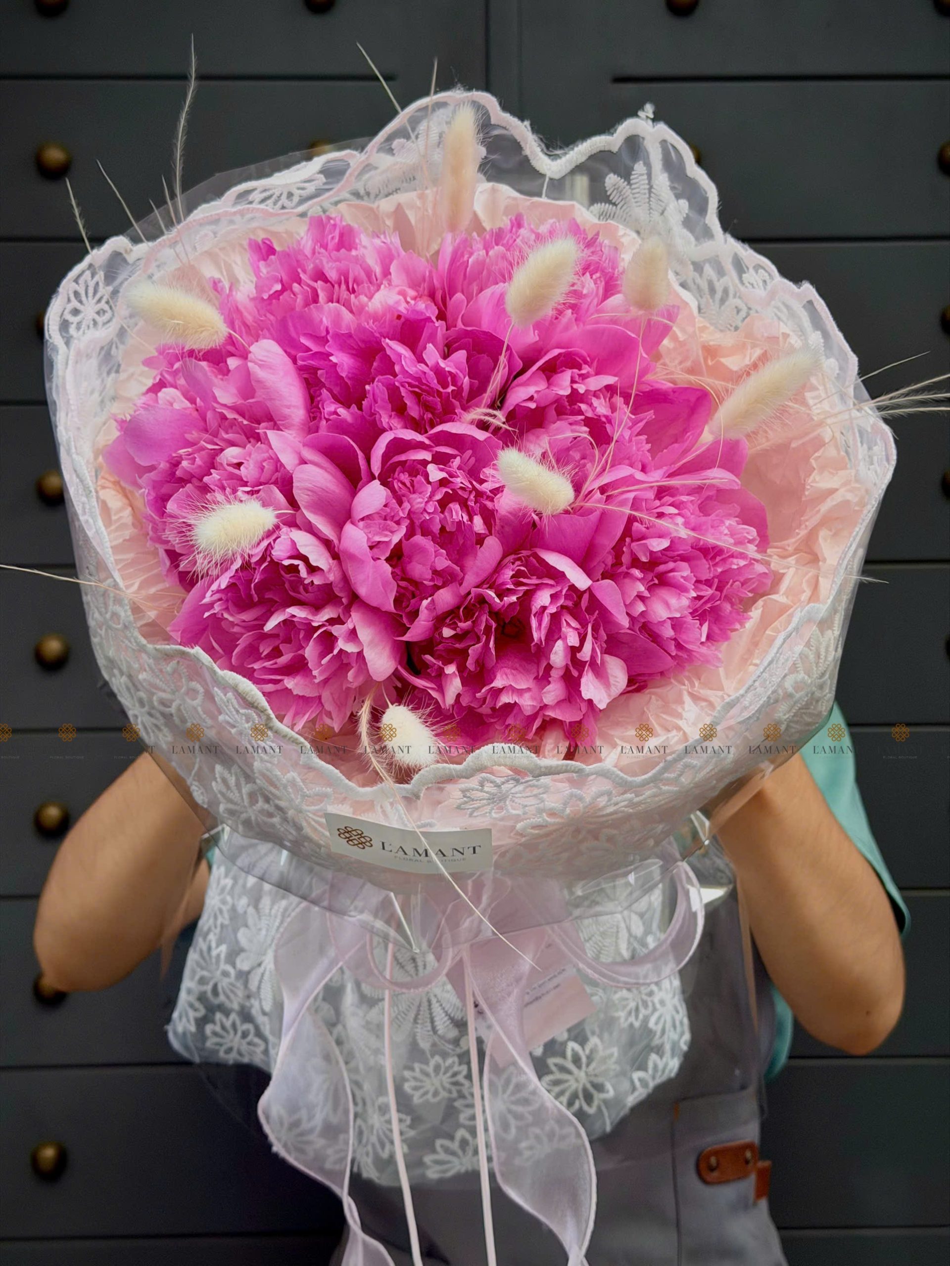 Bó hoa Mẫu đơn Phú Sĩ A0509 - Hình ảnh 2
