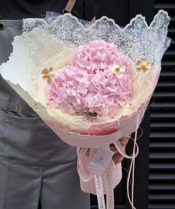 Bó hoa Tú cầu hồng nhạt A0532